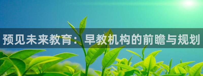 威九国际网站影视：预见未来教育：早教机构的前瞻与规划