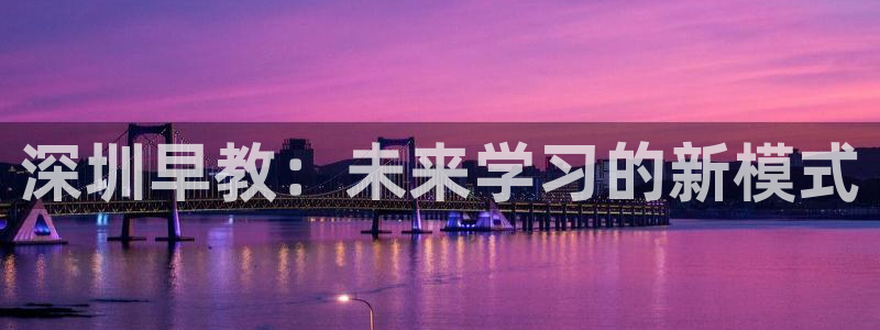 威九国际软件公司简介：深圳早教：未来学习的新模式