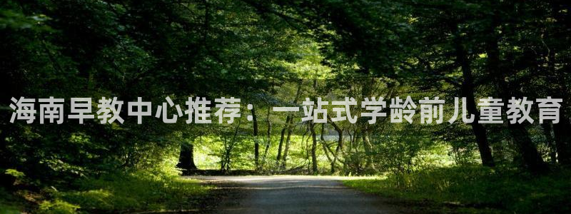 威九国际MM:海南早教中心推荐:一站式学龄前儿童教育