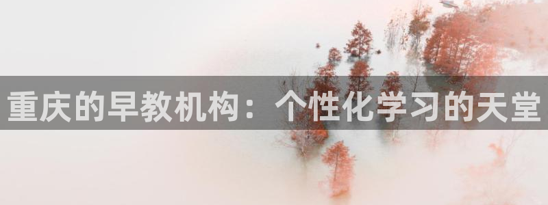 威九国际网站入口官网首页：重庆的早教机构：个性化学习的天堂