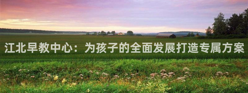 威九国际78m78下载:江北早教中心:为孩子的全面发展打造专属方案