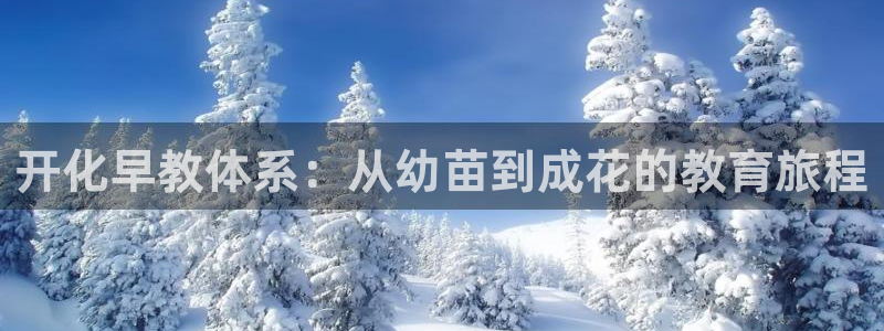 威九国际下载:开化早教体系:从幼苗到成花的教育旅程