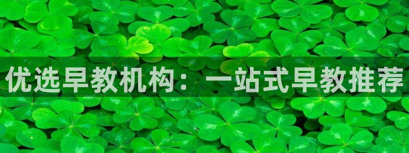 威九国际网站传媒:优选早教机构:一站式早教推荐